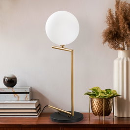 Opviq Luminar - 14176 Lámpara de Mesa Dorada